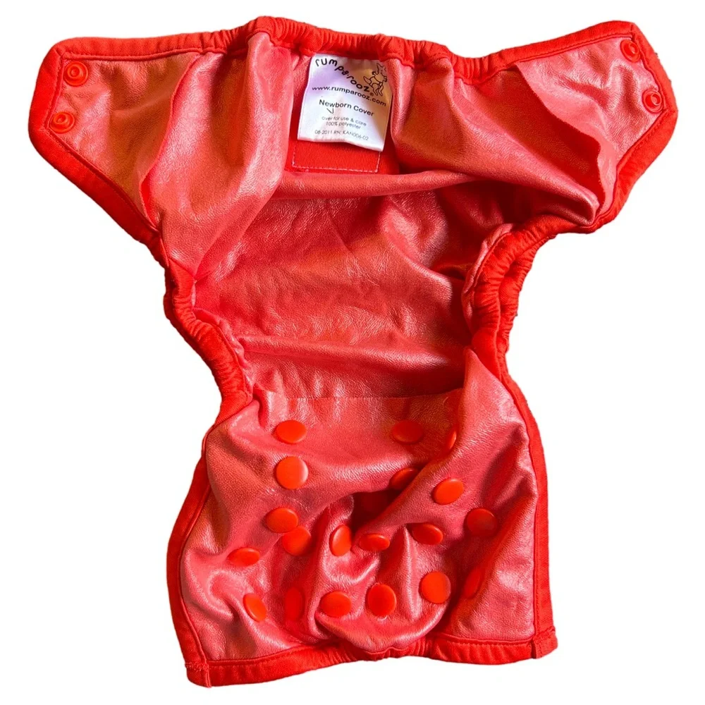 rump•a•rooz Red Cloth Diaper Newborn Cover